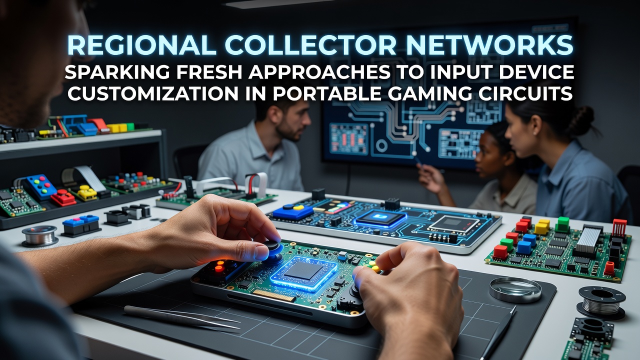 Regional collector networks exchanging customized portable gaming input devices and circuit diagrams during a 2026 meetup